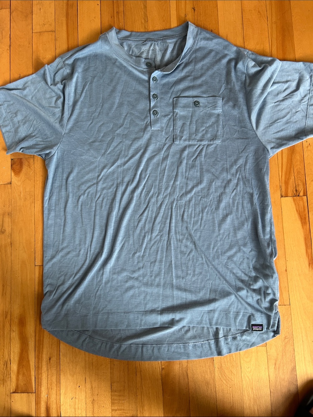 Patagonia Men's Light Blue Capilene Cool Trail